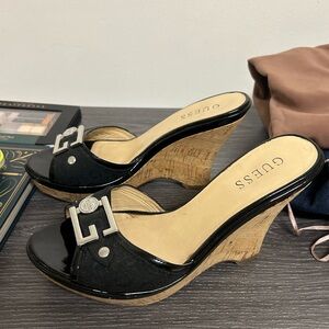 Guess platform heels